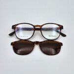 عینک طبی کاوردار گرد - طرح پلنگی کلاسیک (برند Mr.Optic) - Image 2