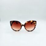 عینک آفتابی زنانه گوچی (Gucci) مدل گربه‌ای طرح هاوانا