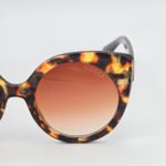 عینک آفتابی زنانه گوچی (Gucci) مدل گربه‌ای طرح هاوانا - Image 5